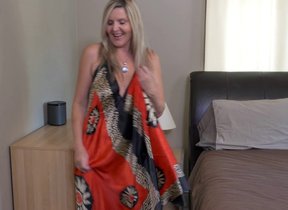 Naughty Canadian housewife playing close to